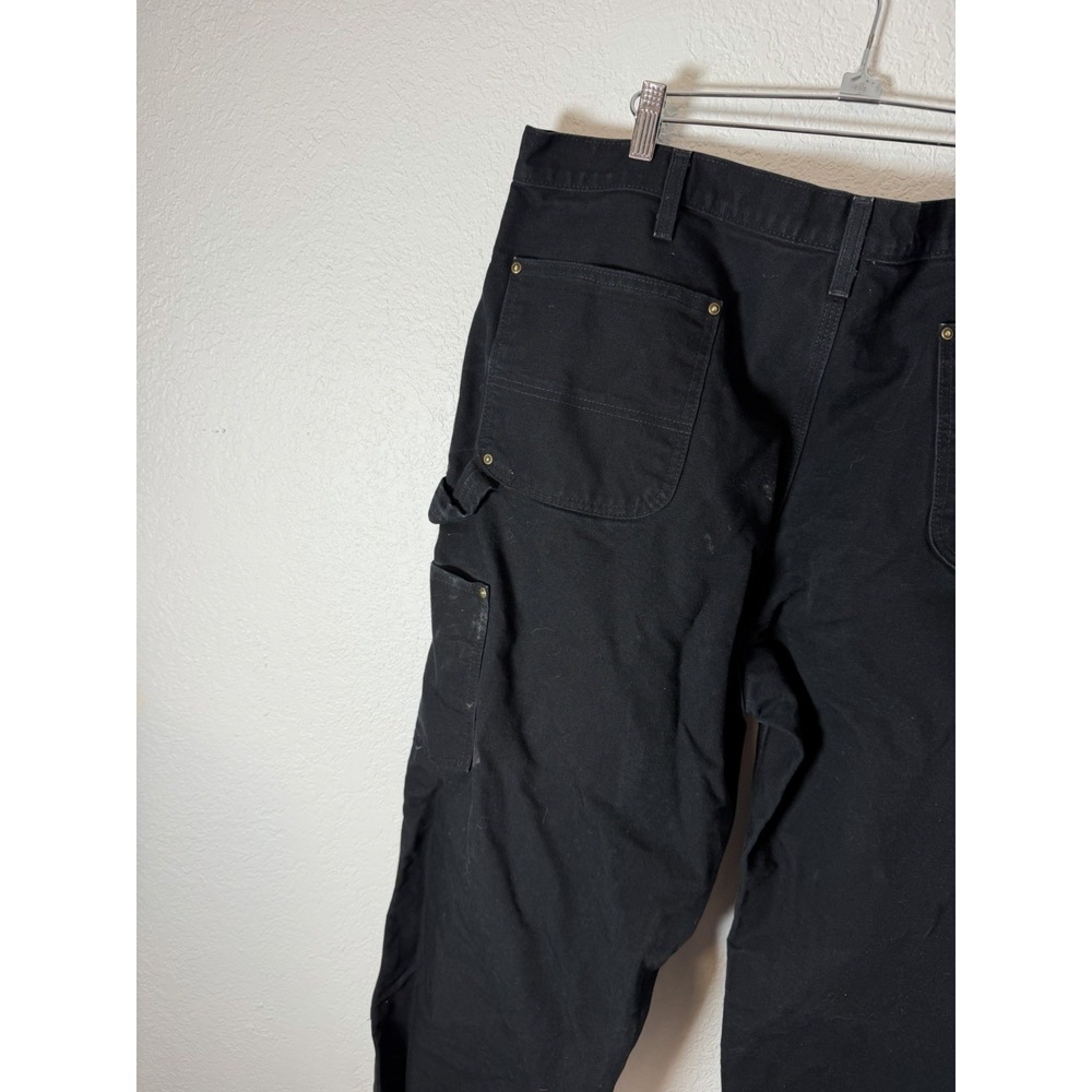 Carhartt Double Knee Carpenter Pants B136 BLK Size 40x30 Original Fit - Picture 7 of 8